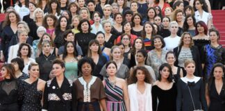 Mujeres artistas en Cannes, en 2014 dan el pistoletazo de salida de la cultura woke (Fuente externa)