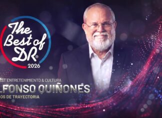 Reconocimiento de los Premios The Best of DR a la trayectoria de Alfonso Quiñones