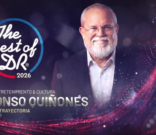 Reconocimiento de los Premios The Best of DR a la trayectoria de Alfonso Quiñones