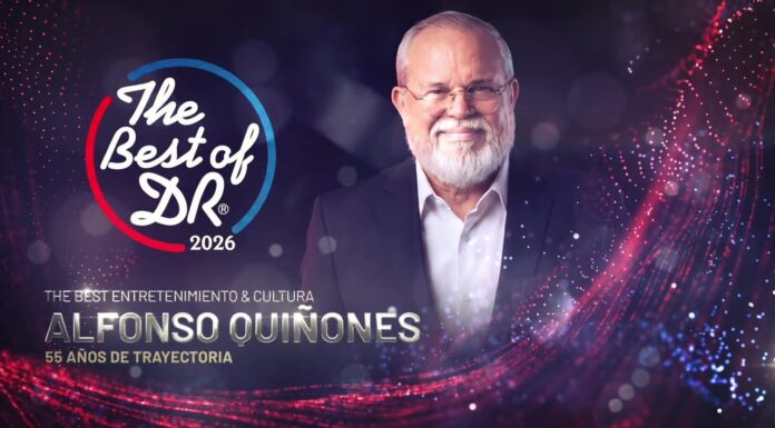Reconocimiento de los Premios The Best of DR a la trayectoria de Alfonso Quiñones